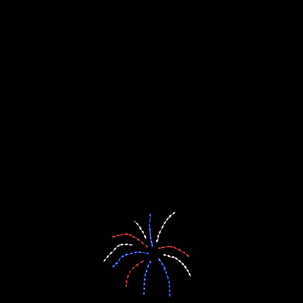 Animated LED Fireworks Stack