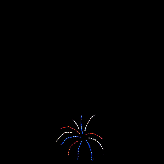 Animated LED Fireworks Stack