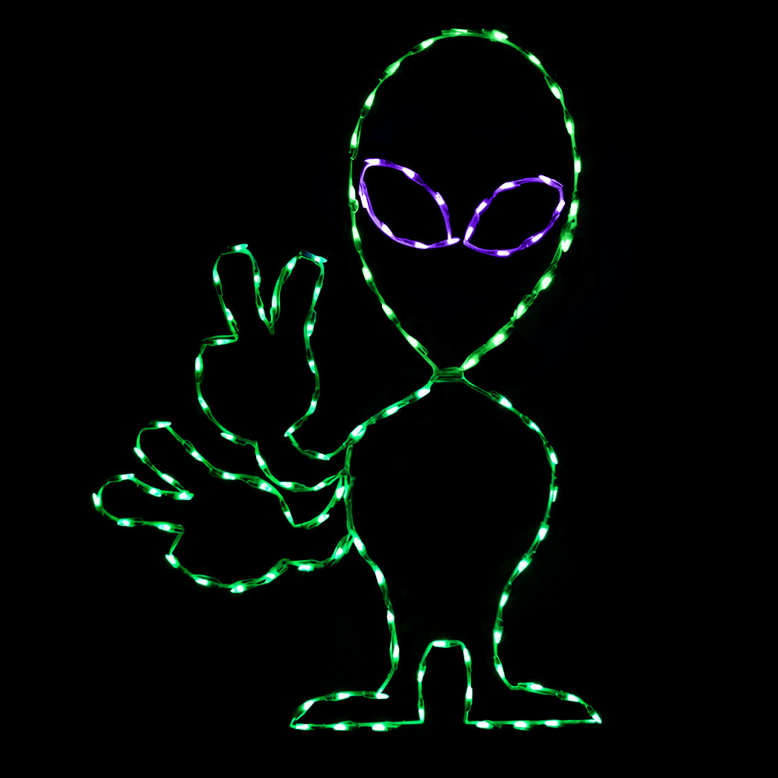 Animated LED Alien Waving