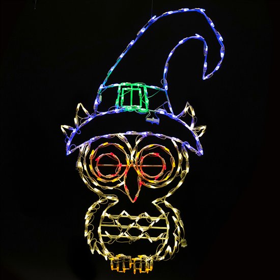 LED Witch Owl