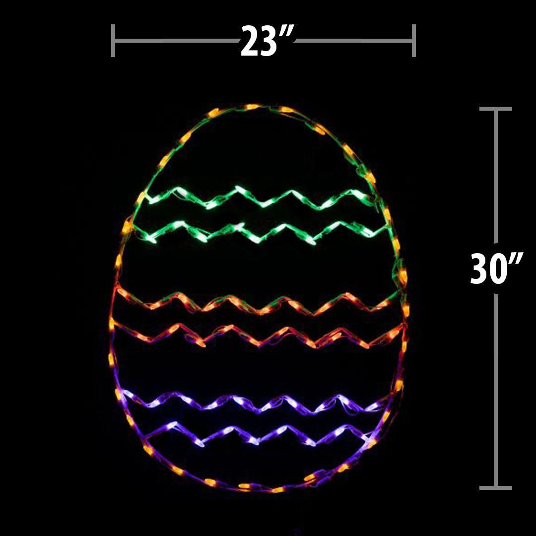 LED Easter Egg Chevron
