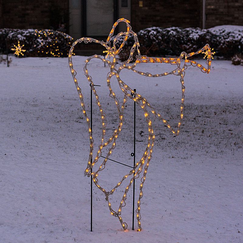 LED Nativity Angel Trumpeting