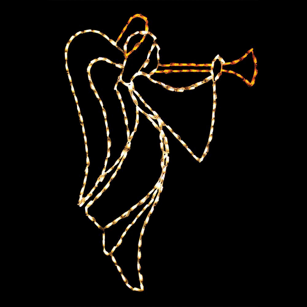LED Nativity Angel Trumpeting