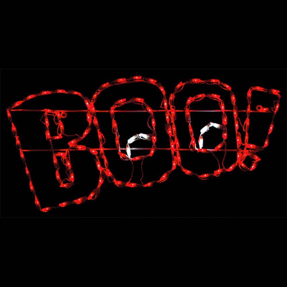LED BOO Letters for Halloween Display