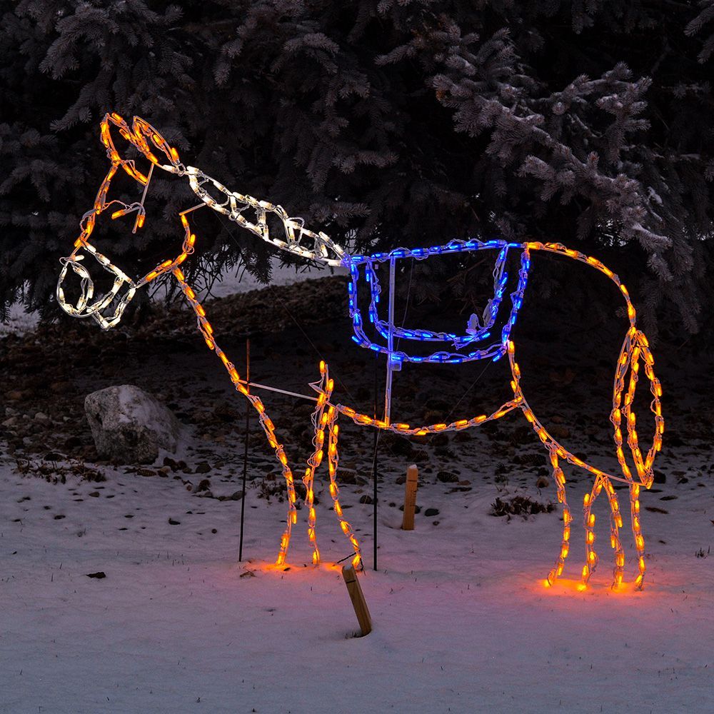 LED Nativity Donkey