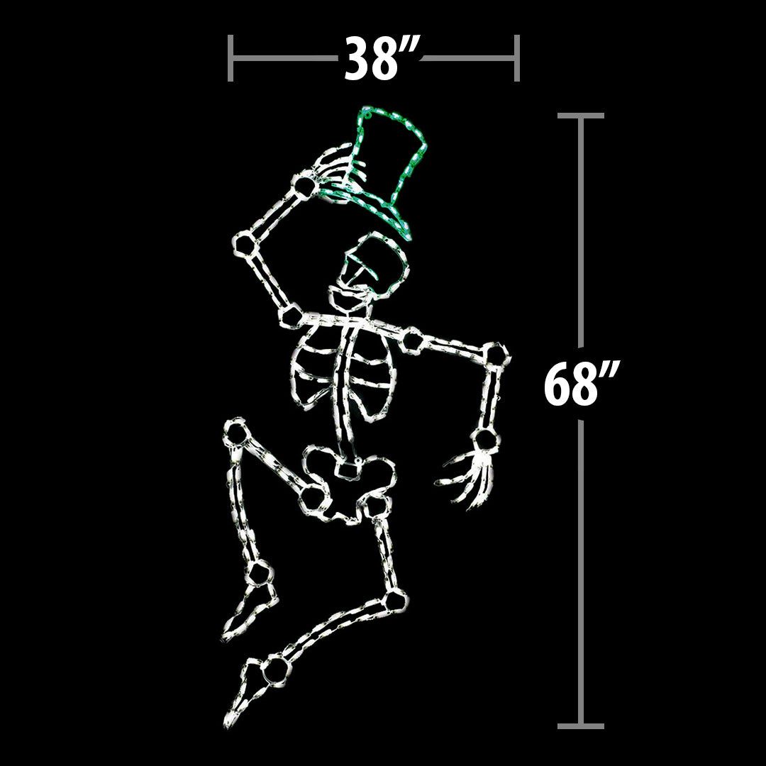 LED Dancing Skeleton