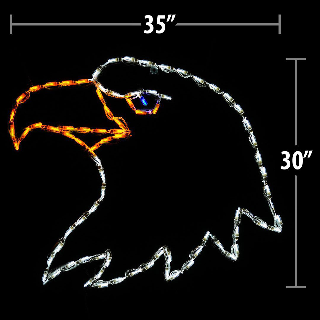LED Bald Eagle's Head