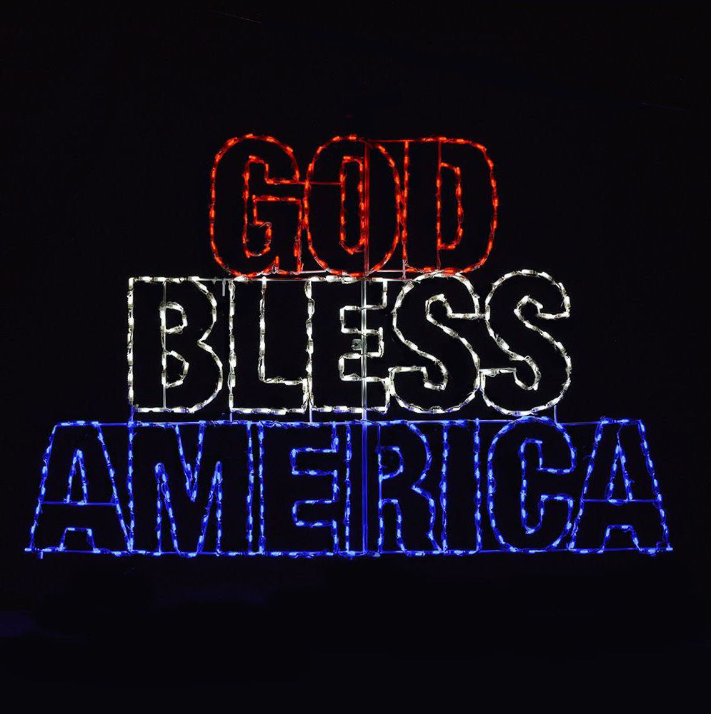 LED God Bless America