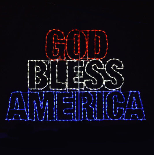 LED God Bless America
