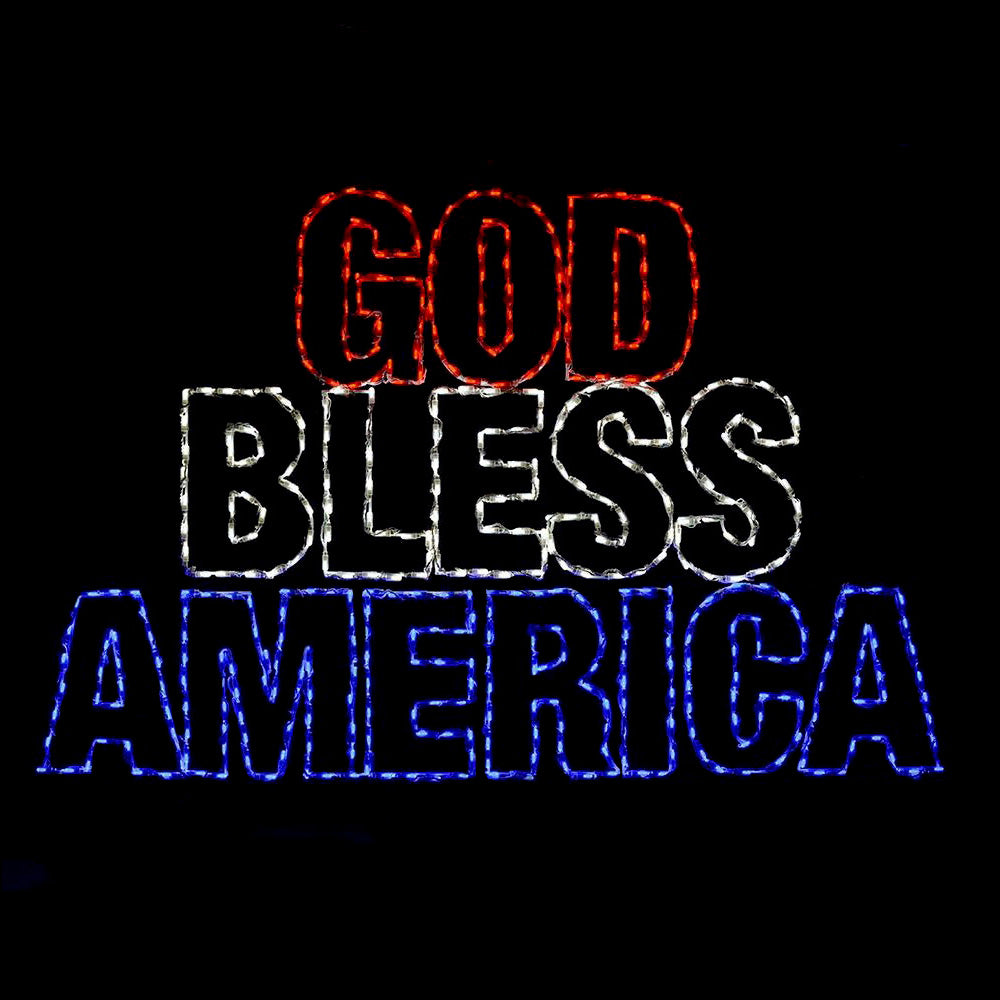 LED God Bless America