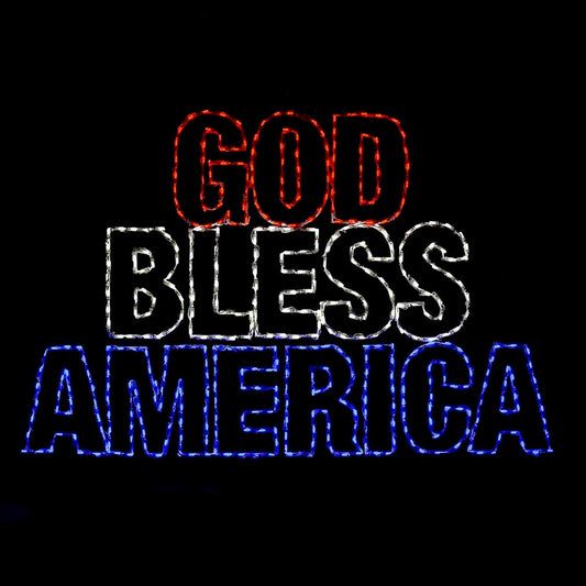 LED God Bless America