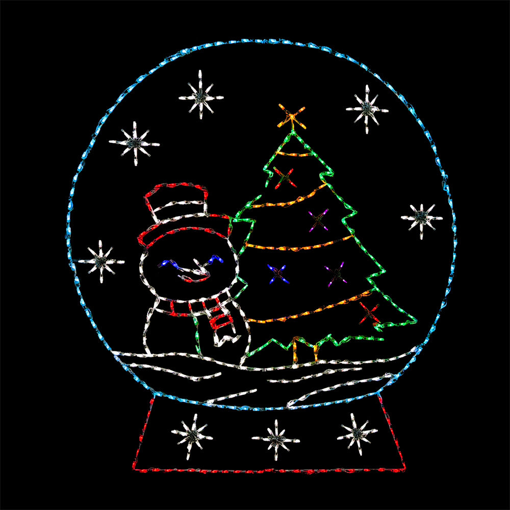 LED Christmas Snow Globe