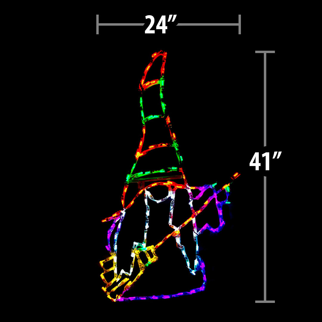 LED Gnome Witch