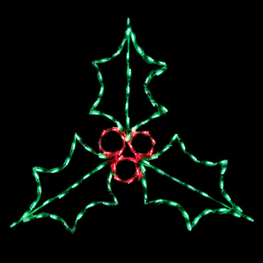 LED Holly with Berries
