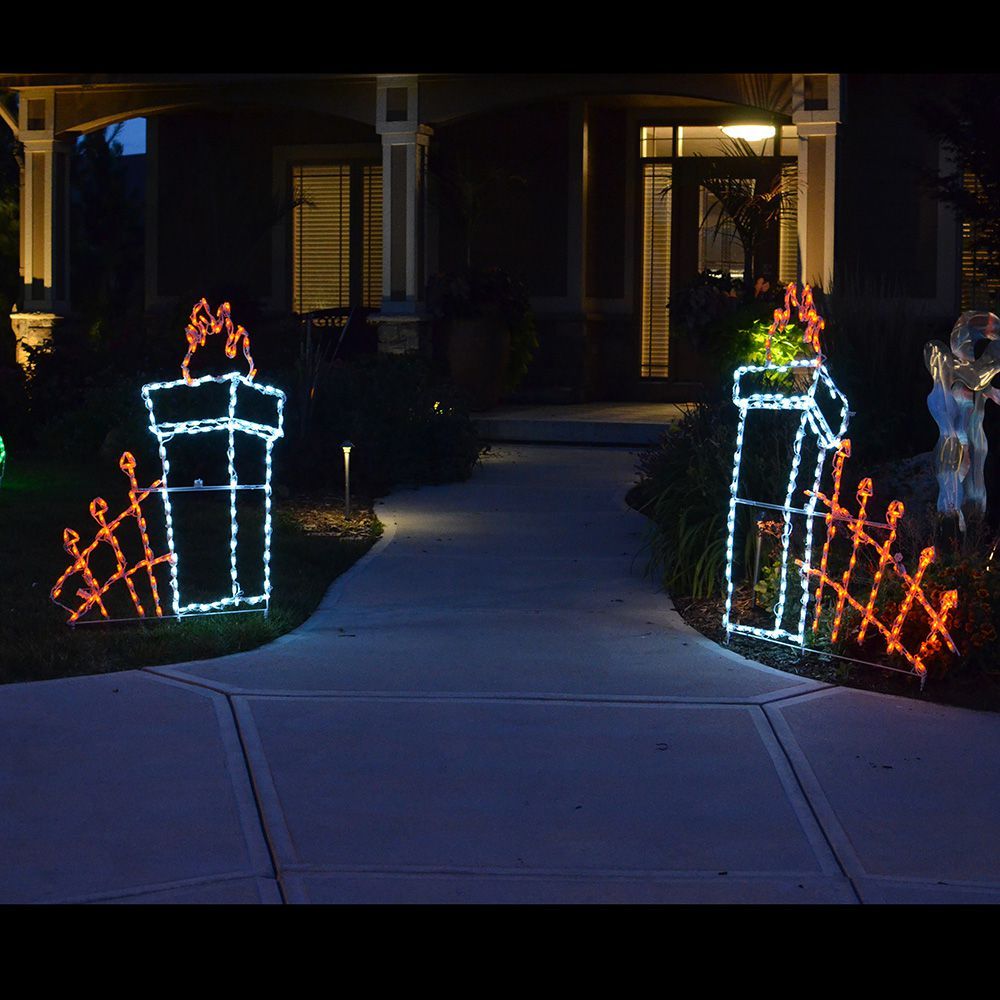 LED Cemetery Fence
