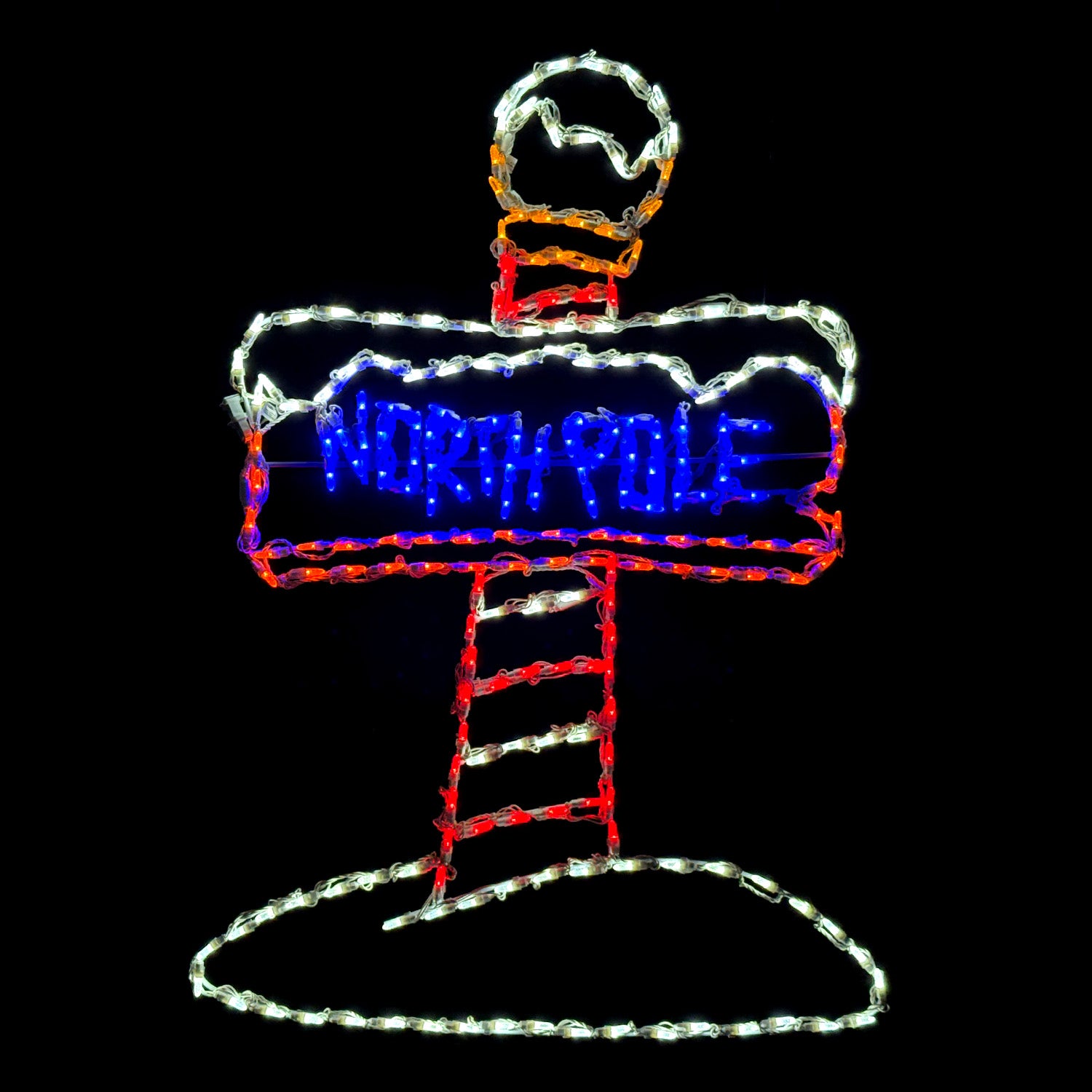 LED North Pole Sign