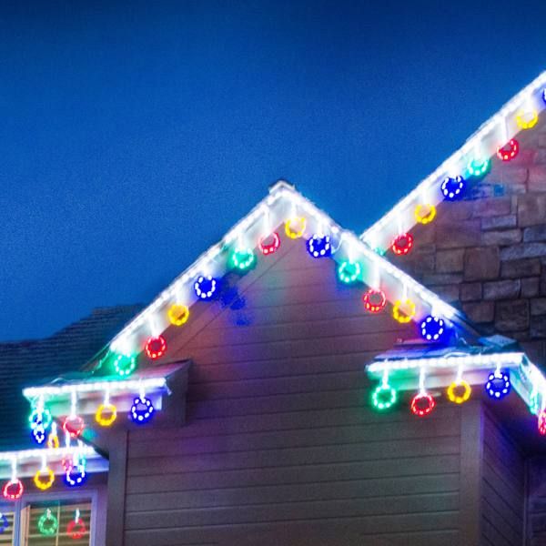 LED Small Ornaments Christmas House Display