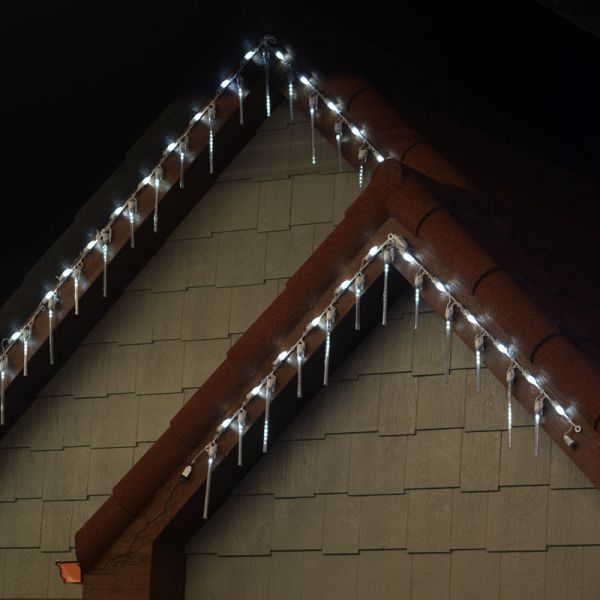 LED Rain Lights Linkable Christmas House Display