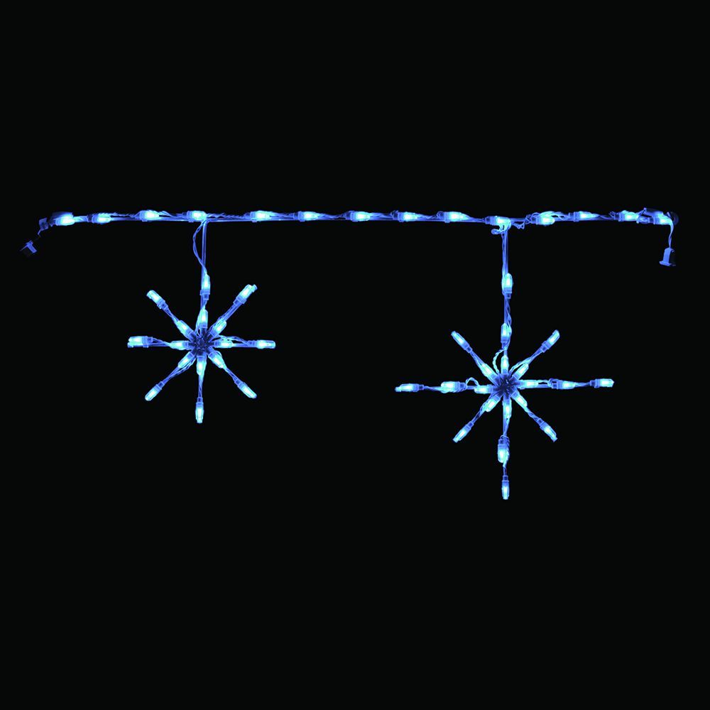LED Snowflake Blue Linkable for Christmas Display