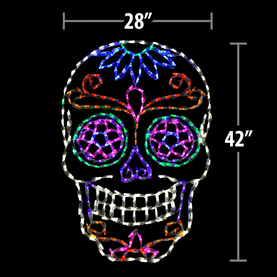 LED Sugar Skull Calavera