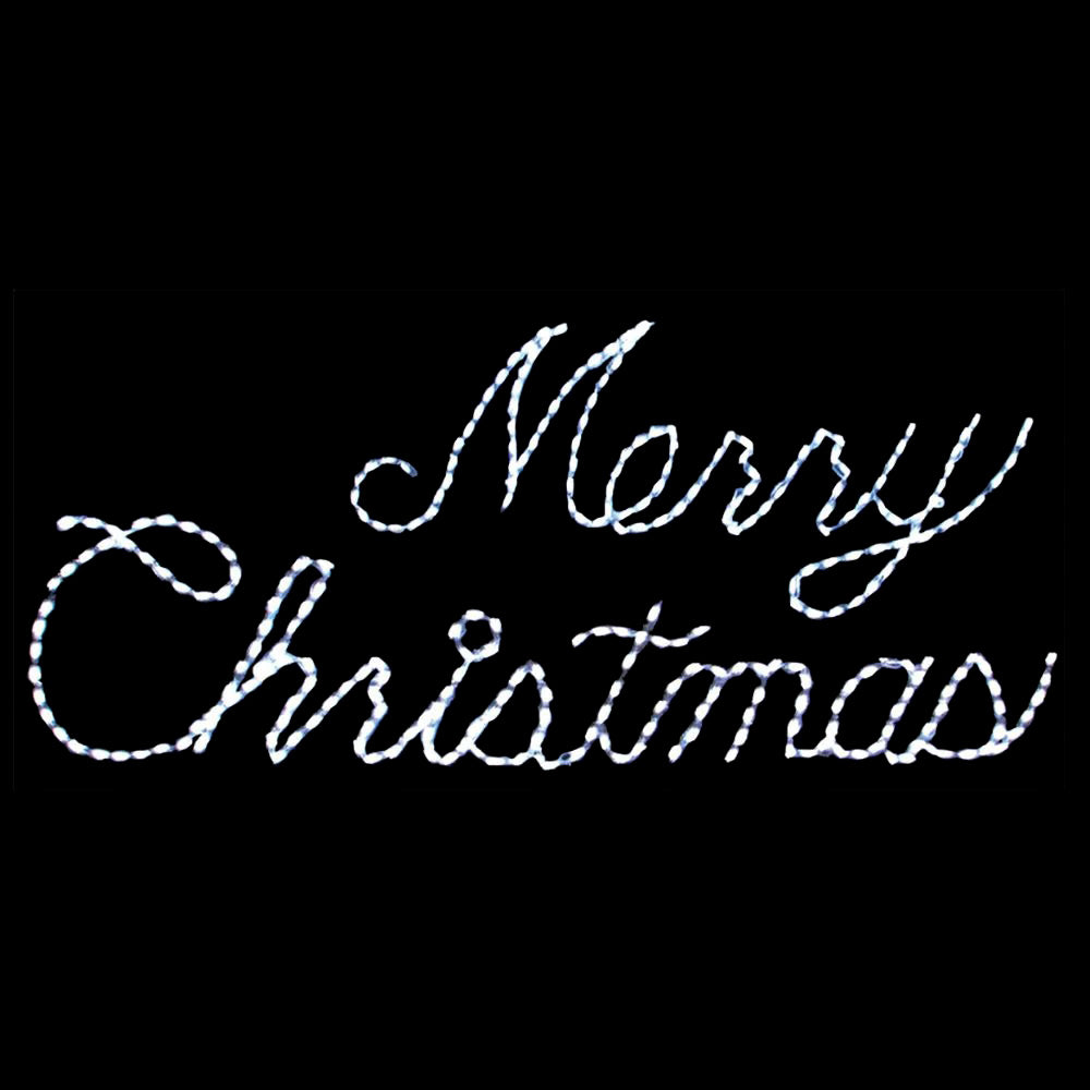 LED Merry Christmas Word Sign