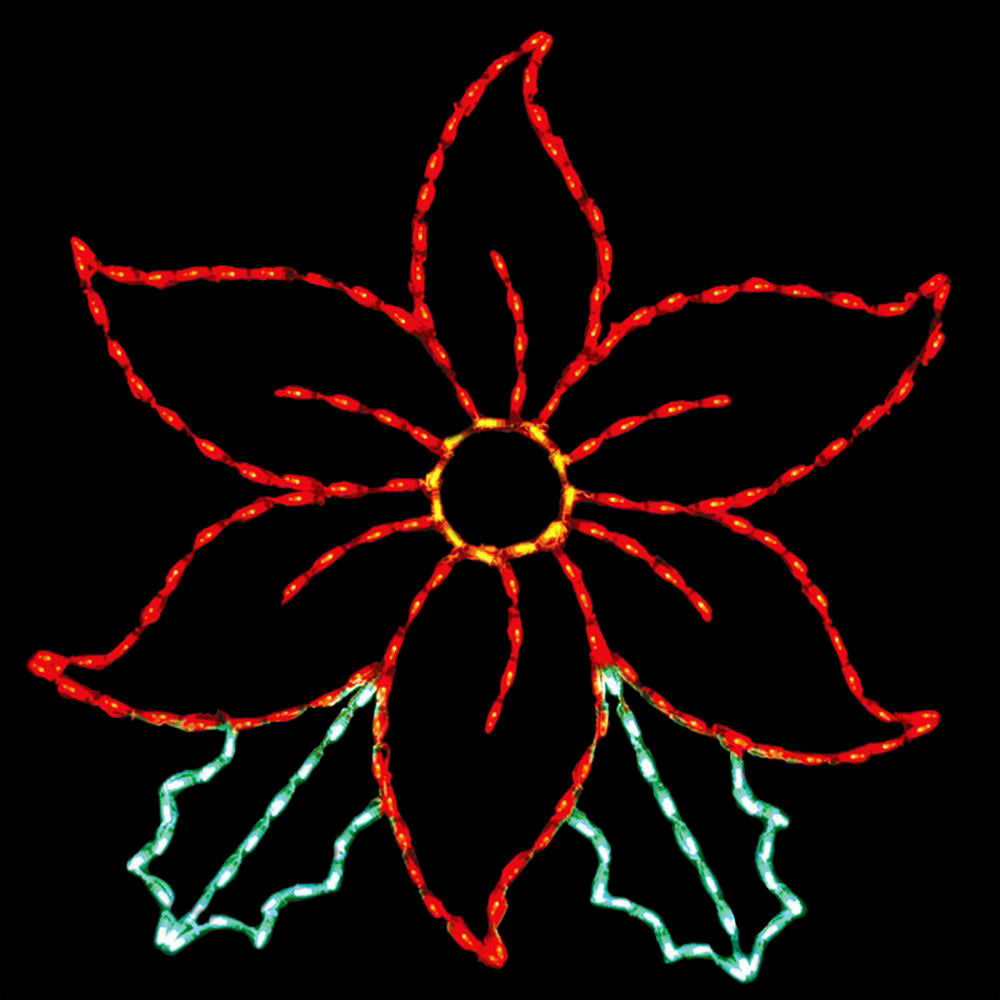 LED Poinsettia Large