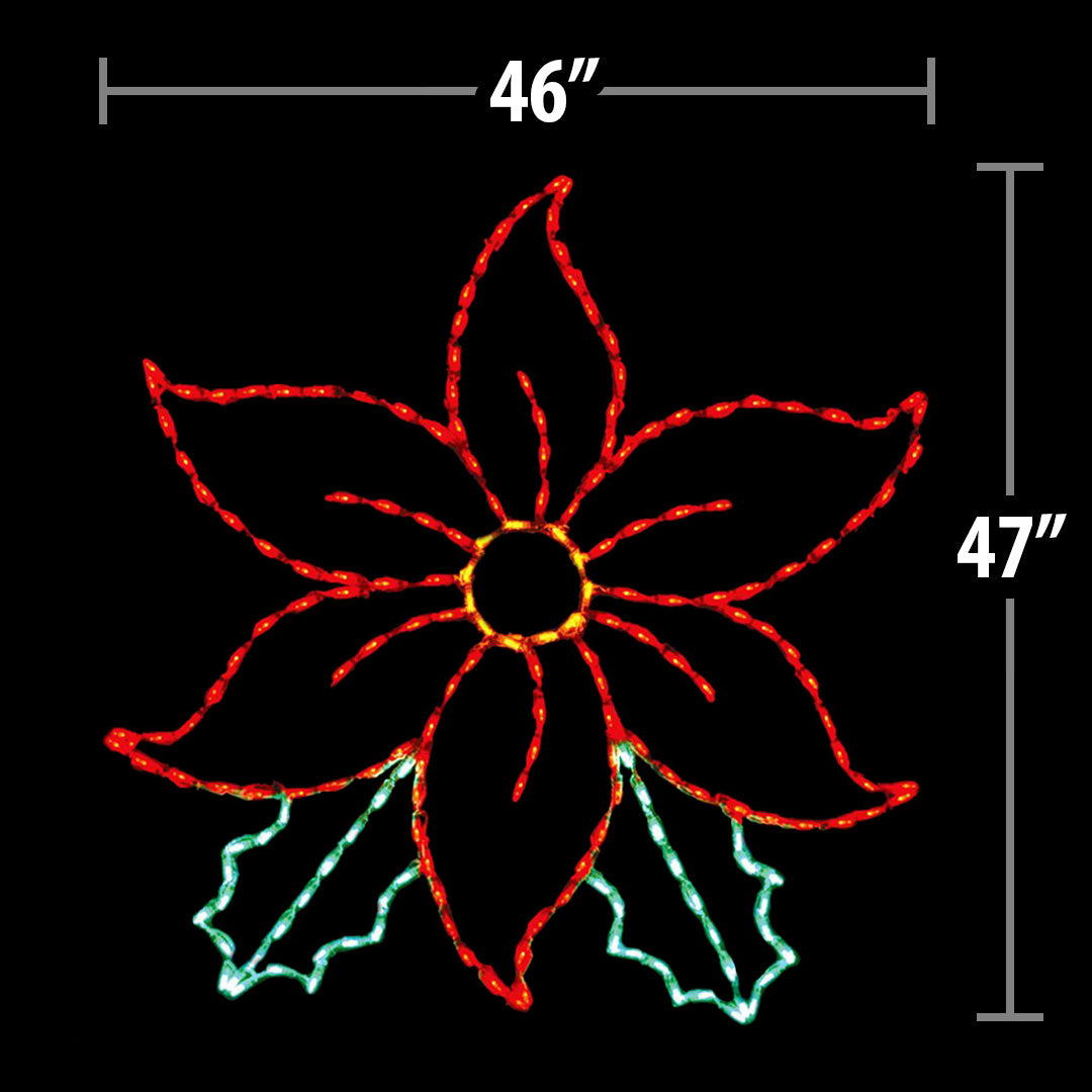 LED Poinsettia Large