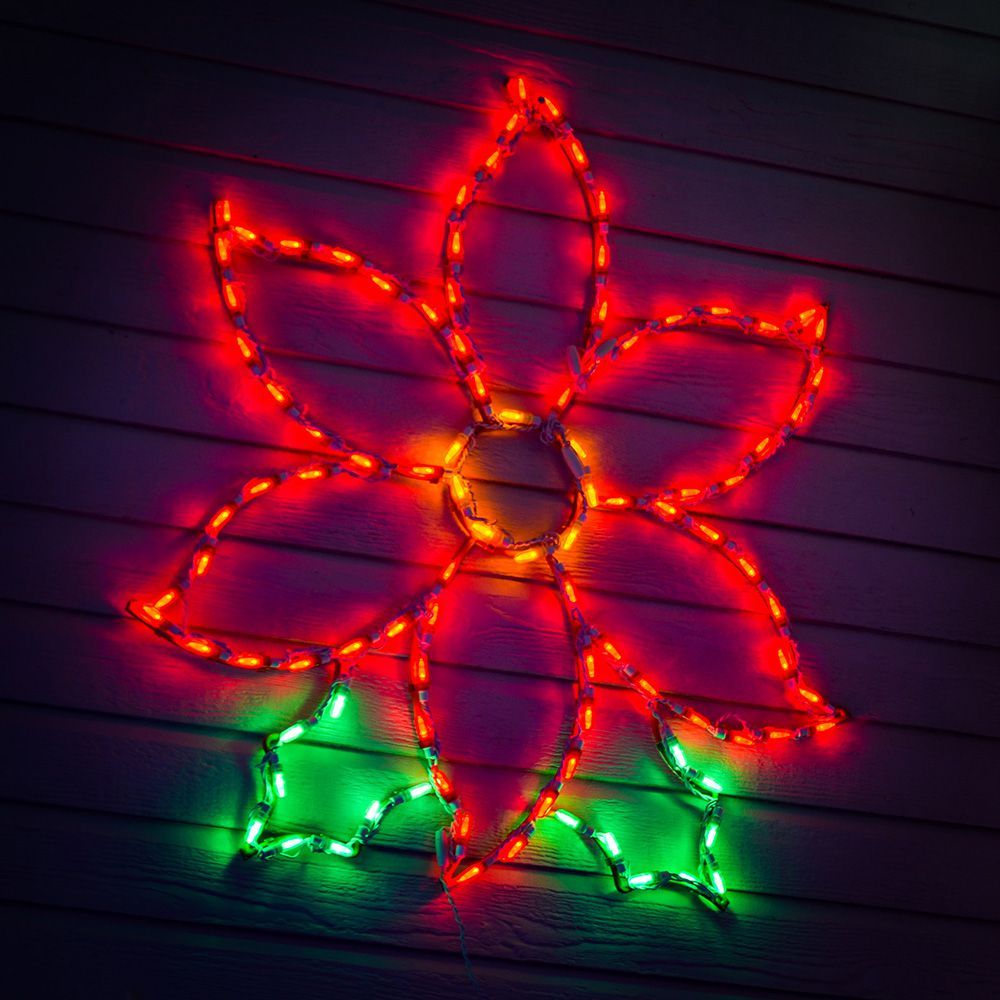 LED Poinsettia