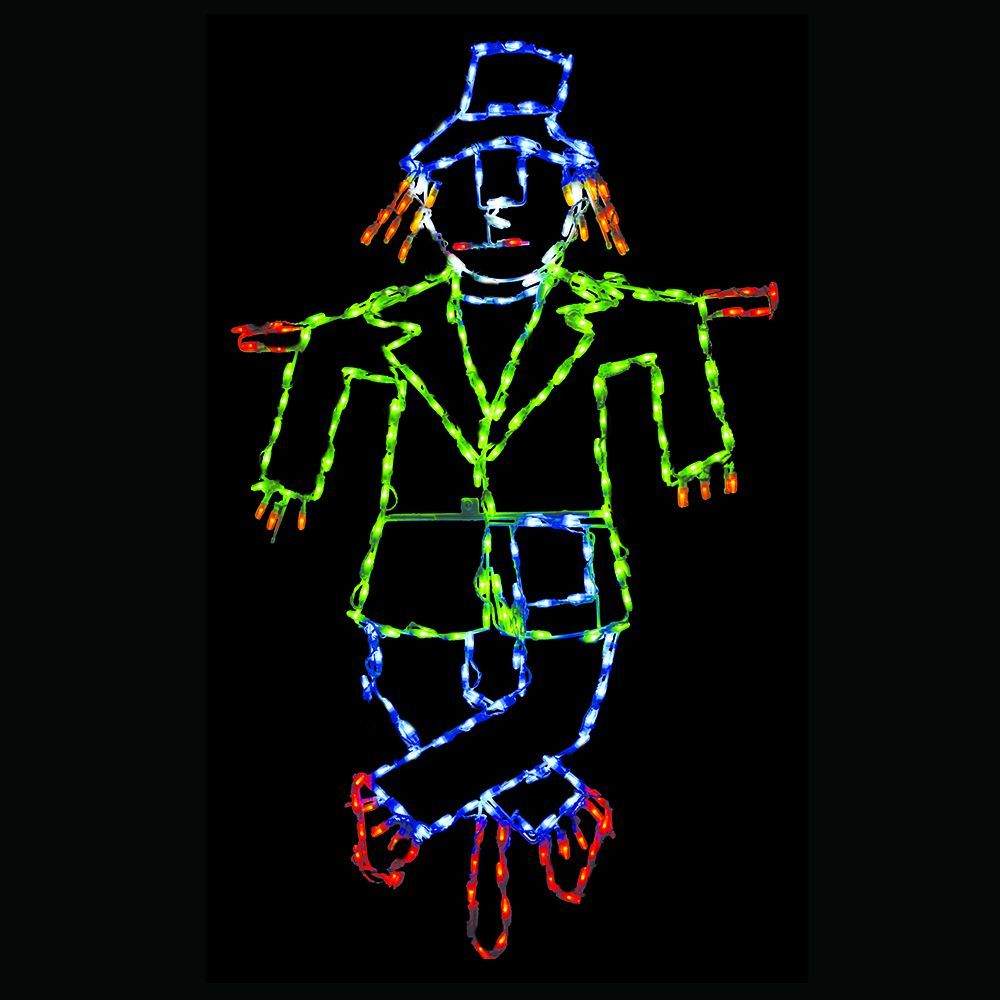 LED Scarecrow for Halloween Display