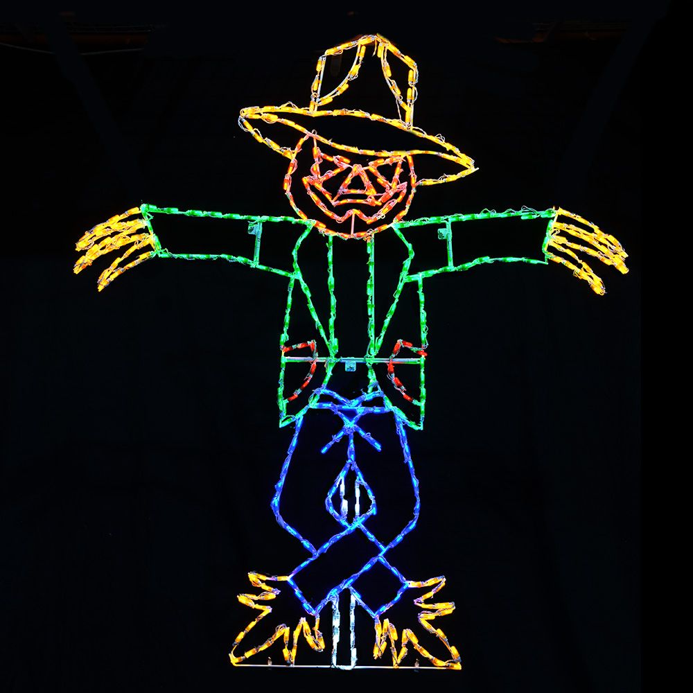 LED Scary Terry Scarecrow for Halloween Display