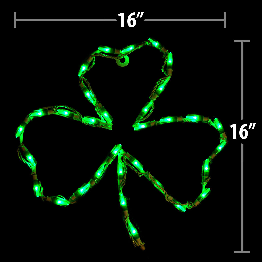 LED Shamrock 16"