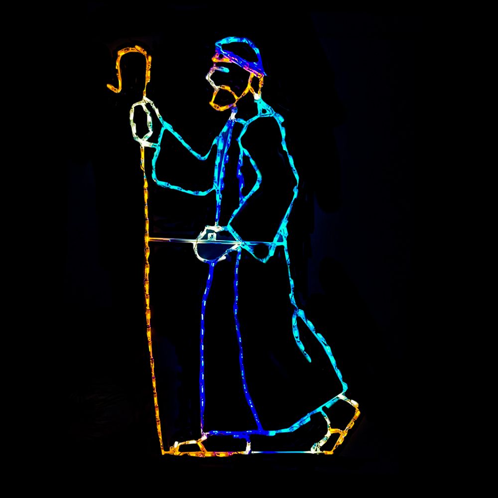 LED Shepherd for Christmas Nativity Display