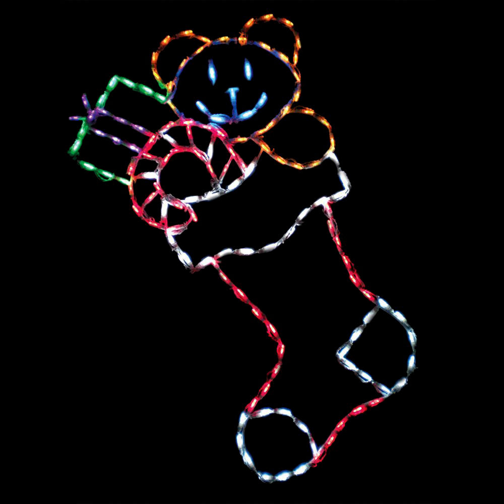 LED Stocking with Toys
