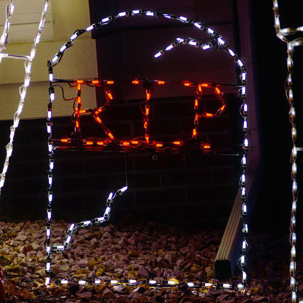 LED RIP Tombstone