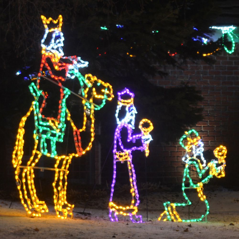 LED Nativity Wise Men Set
