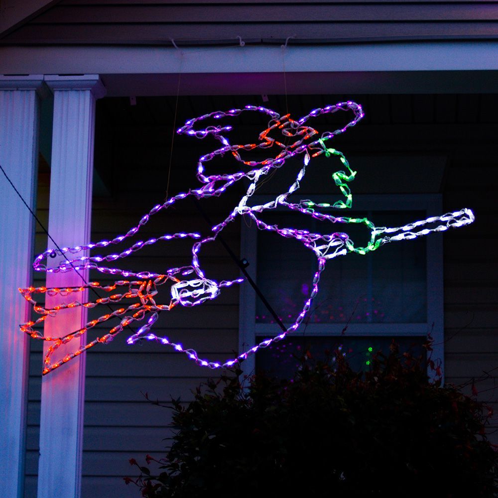 LED Witch Flying