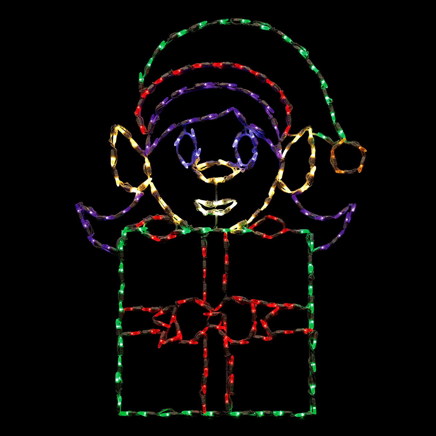 LED Peekaboo Elf