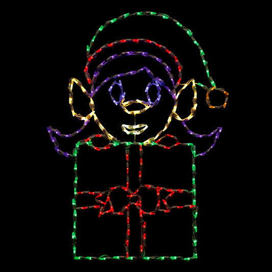 LED Peekaboo Elf