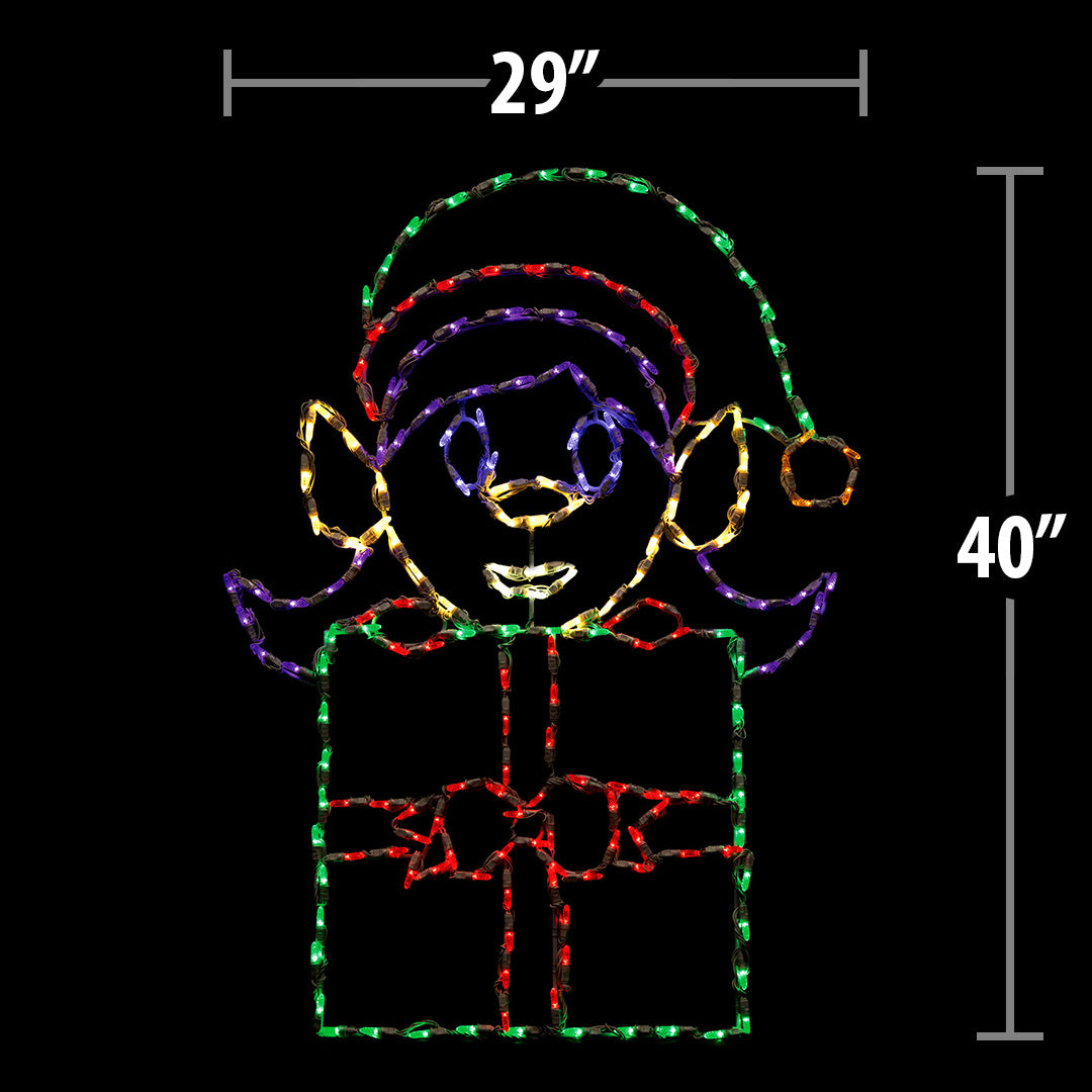 LED Elf Peekaboo