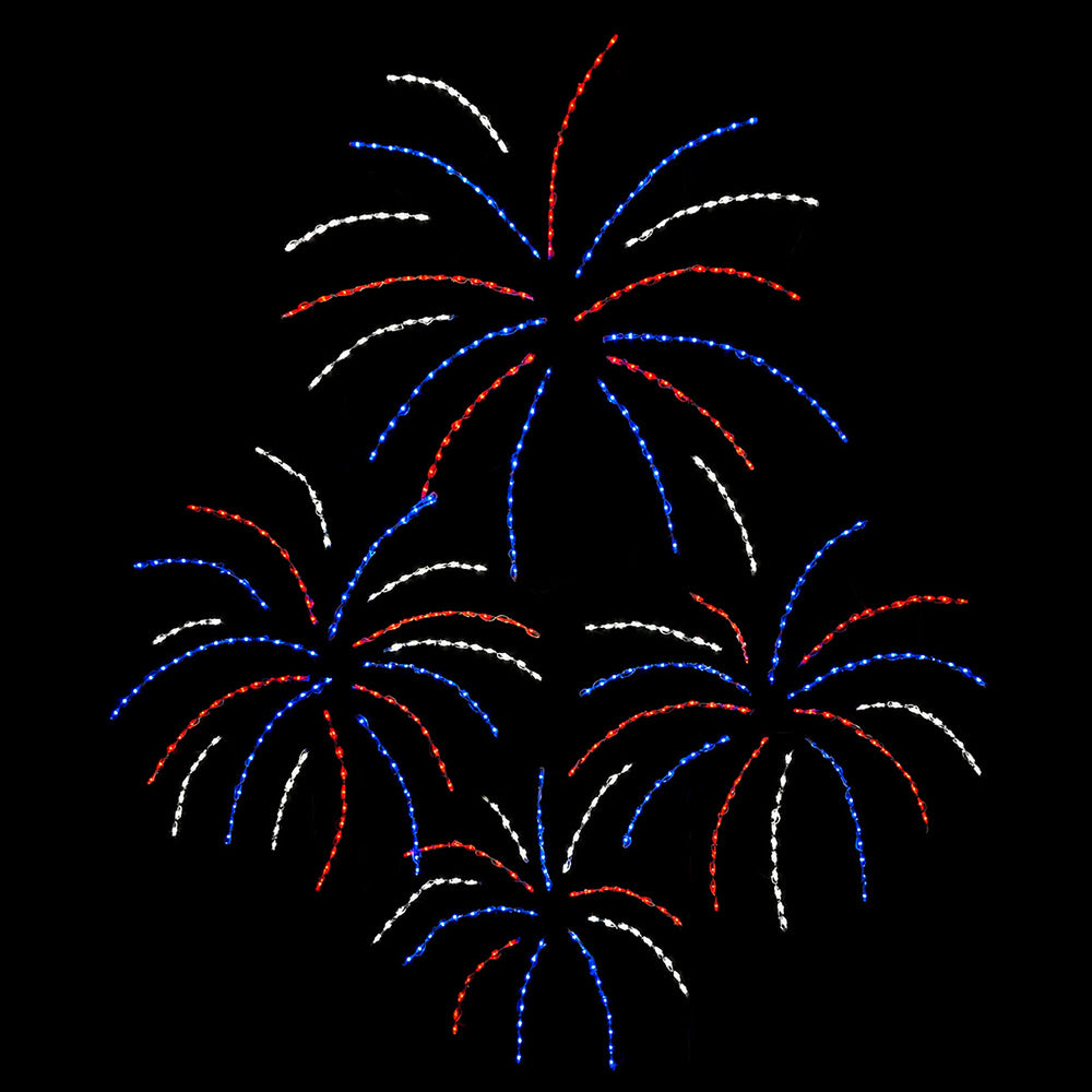 Animated LED Fireworks Stack