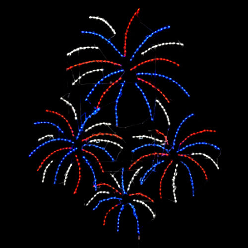 LED Fireworks Cluster