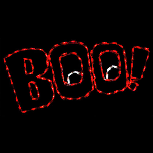 LED 'Boo' Word Sign