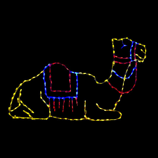 LED Nativity Camel Laying