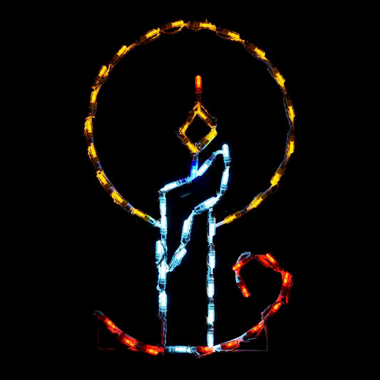 LED Candle in Holder