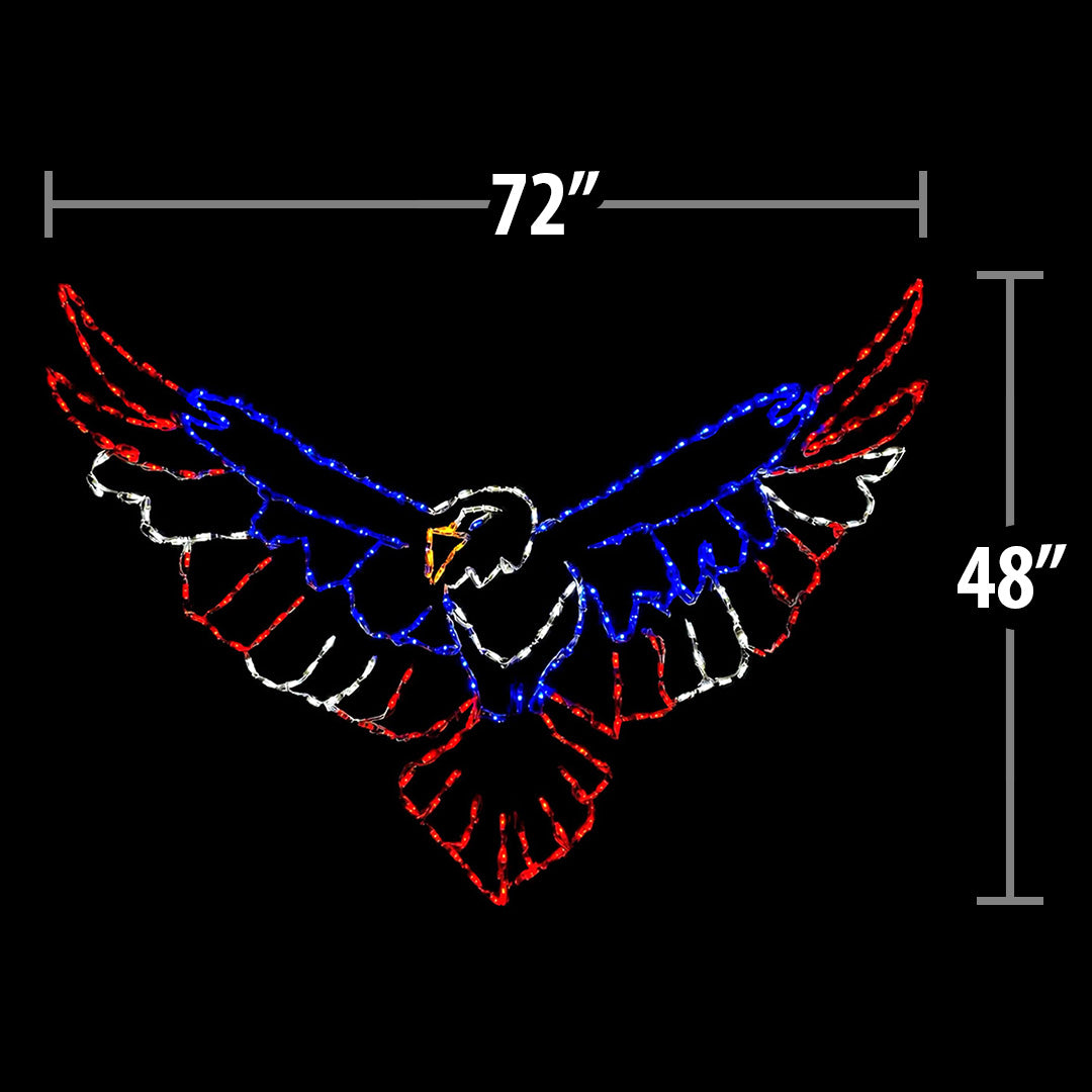 LED American Bald Eagle Soaring