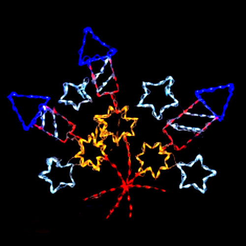 LED Firecracker Cluster