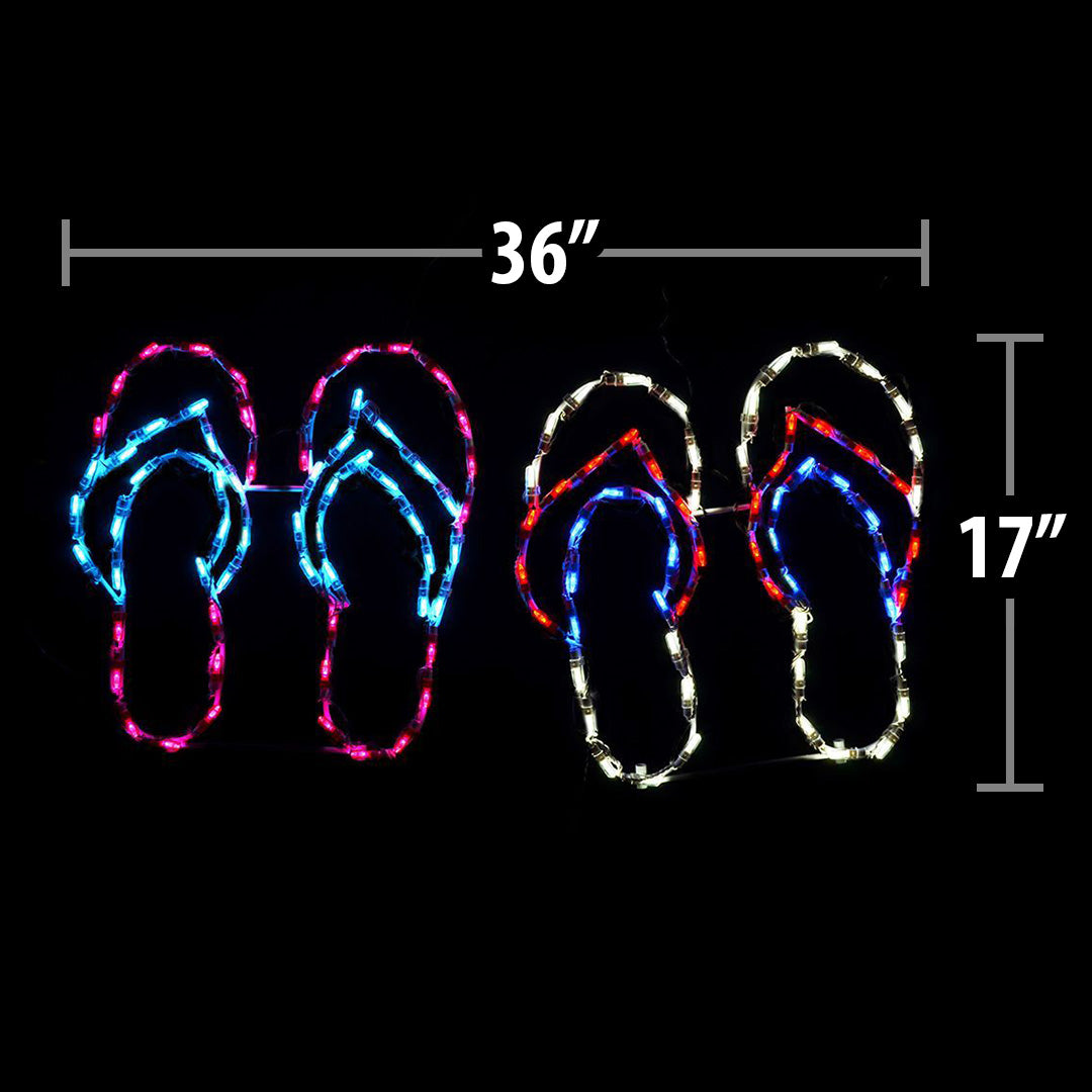LED Flip Flops