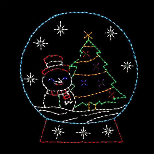 LED Christmas Snow Globe