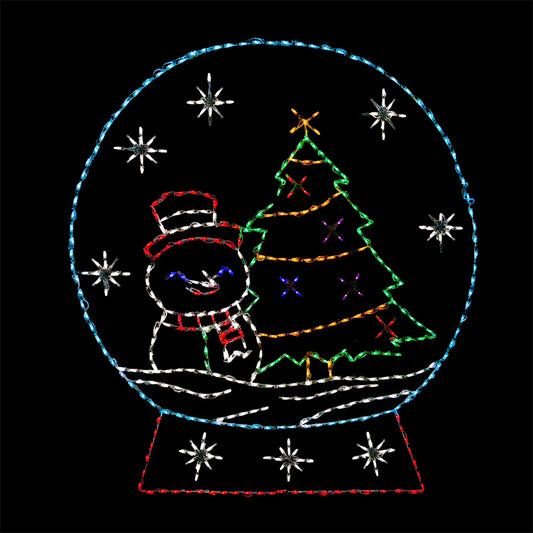 LED Christmas Snow Globe