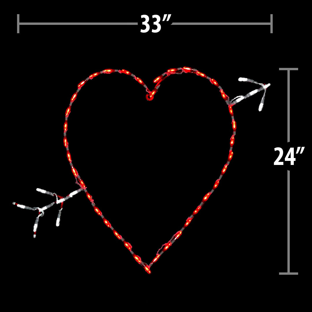 LED Heart with Arrow